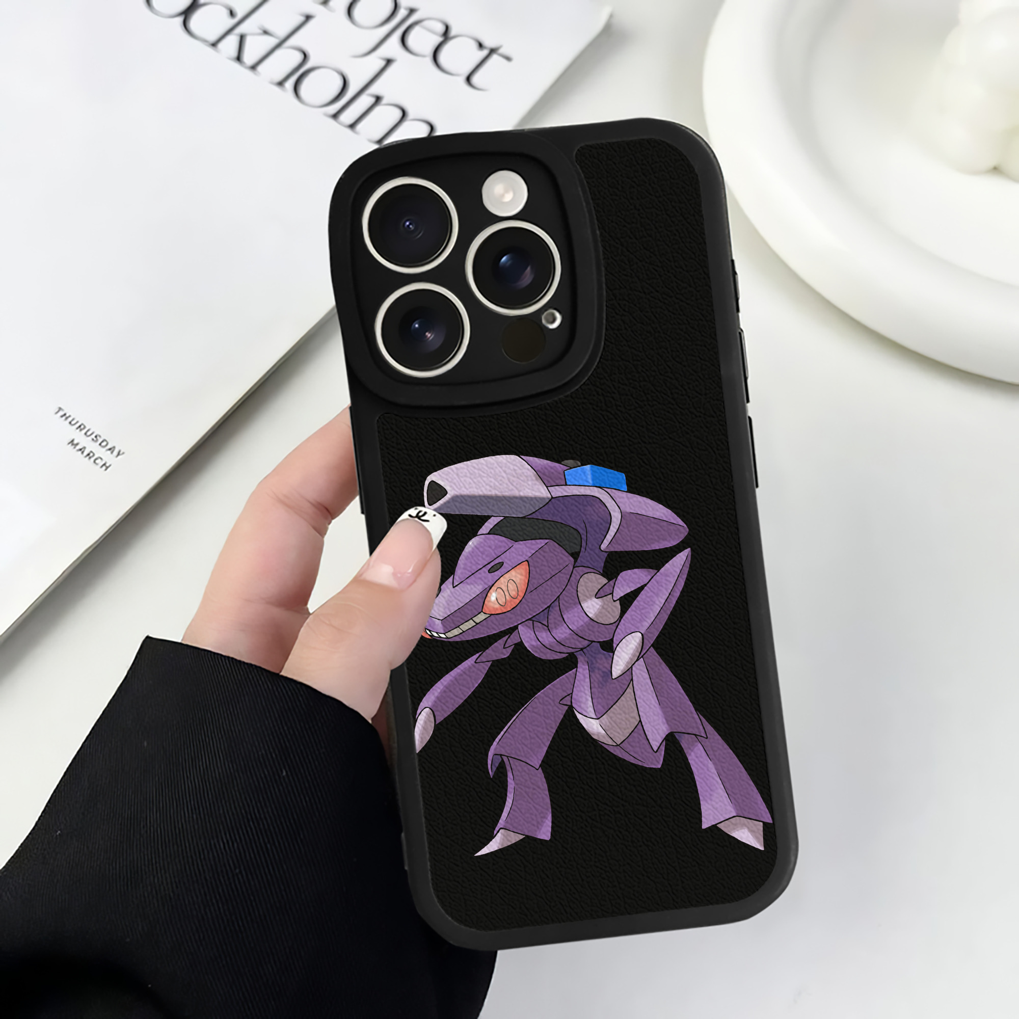 （画像用） ポケットモンスター Pokémon 【iPhone 16シリーズ対応】シリコンスマホケース（レザー調） 材質：シリコン